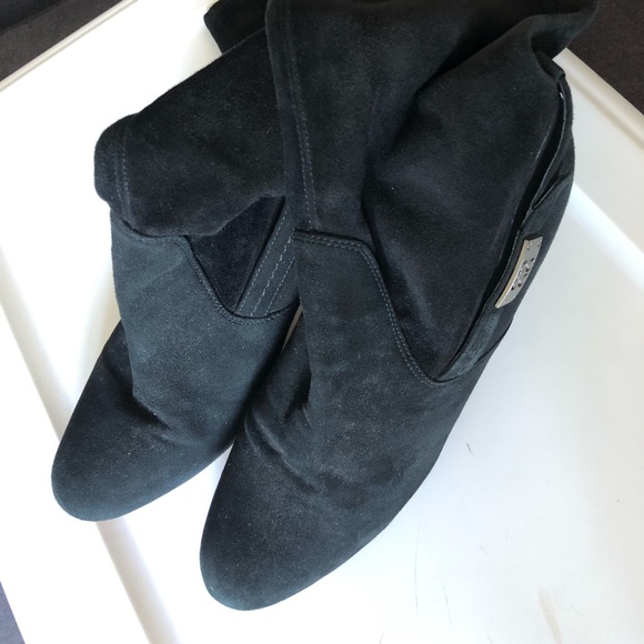 Coach black stretch knee boot - Picture 5 of 6